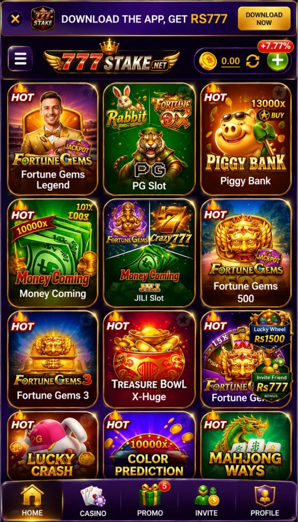 777STAKE Game